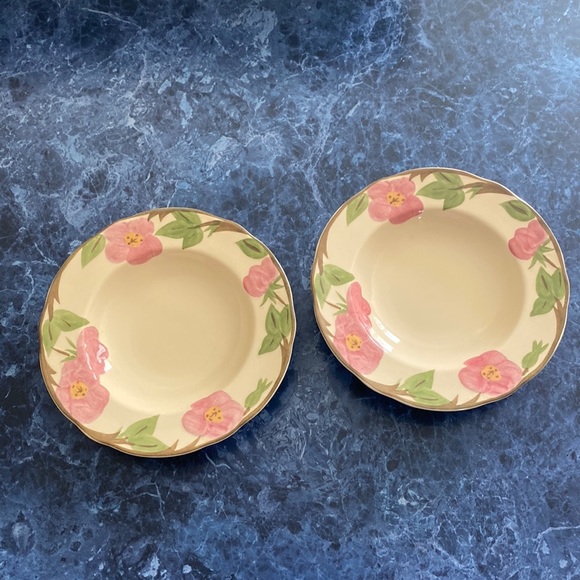 Franciscan Dining Nwt Franciscan Desert Rose Soup Bowls Set Of Two 87 Poshmark